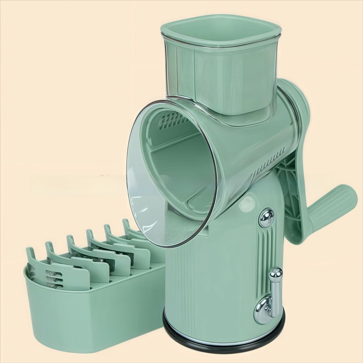 teem 5-in-1 Rotating Cheese Grater