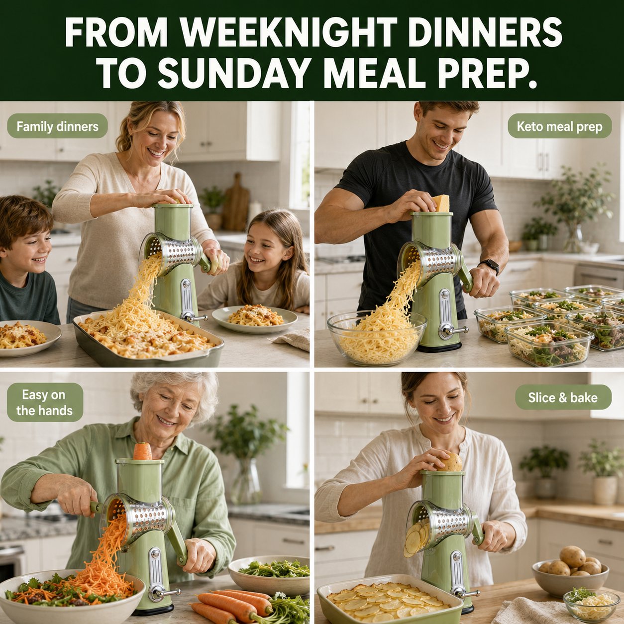 From weeknight dinners to Sunday meal prep